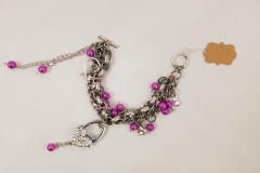 Purple Heart with Lock